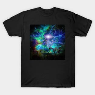 Woman eyes in space T-Shirt